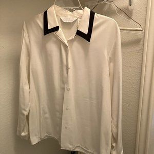 Women's White Blouse, Size 12